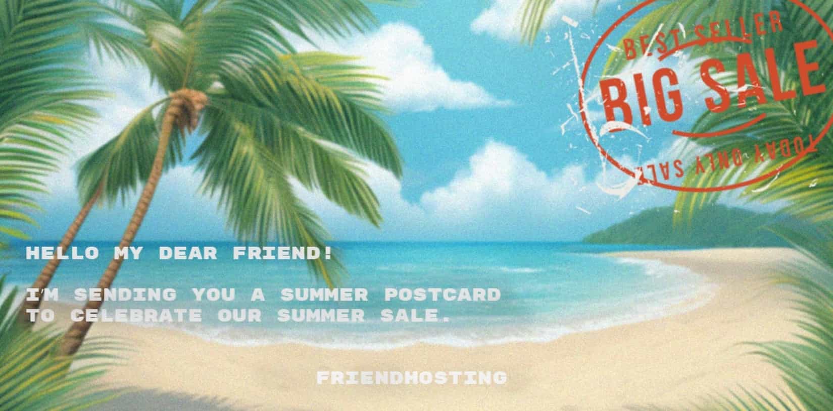 FriendHosting夏季活动