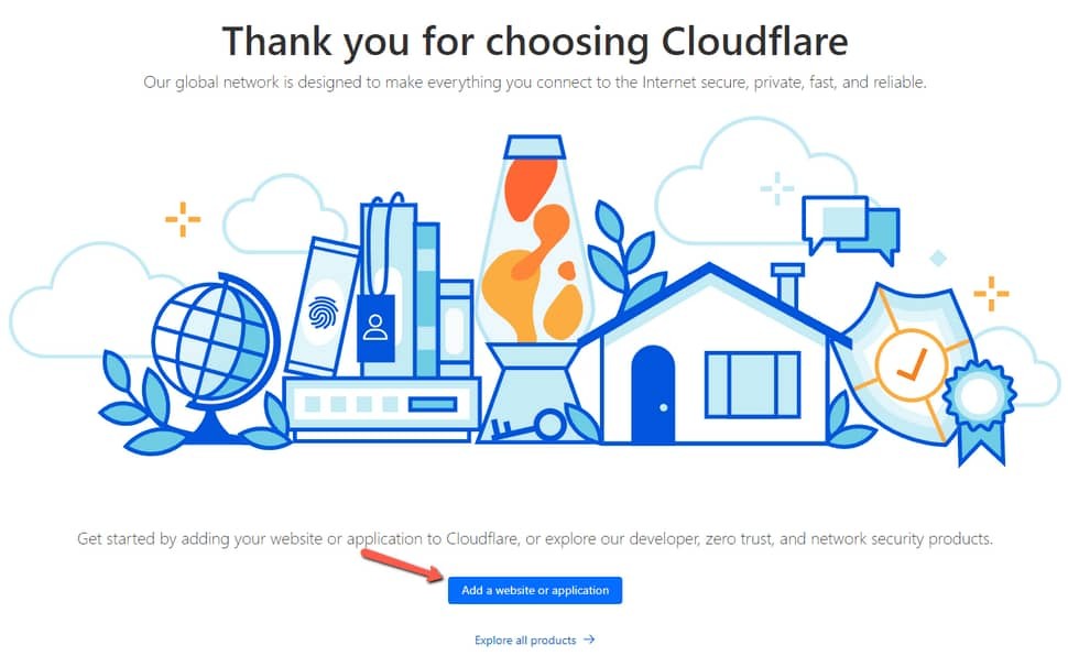 创建CloudFlare账户
