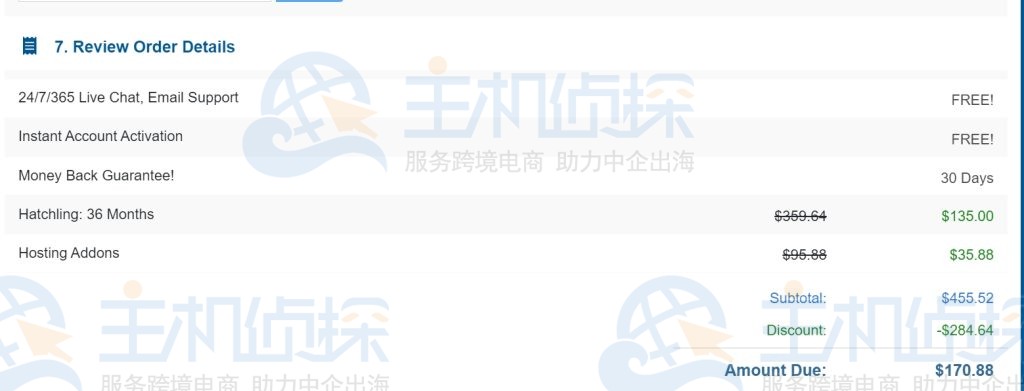 HostGator Hatchling Plan方案价格