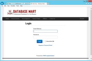 登录Database Mart官网