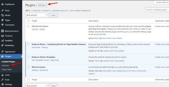 设置和自定义WordPress网站