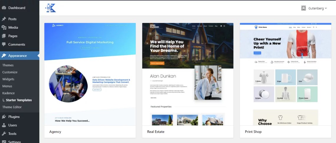 导入模板、安装Woocommerce等插件