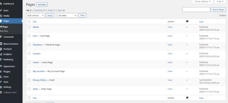WordPress添加内容