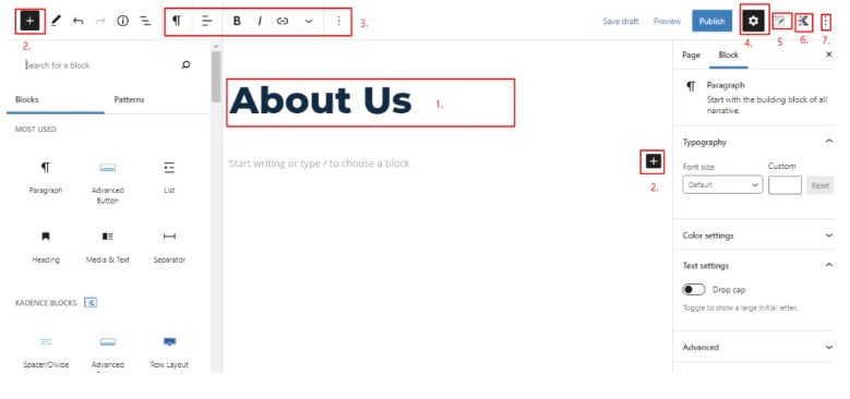 WordPress添加内容