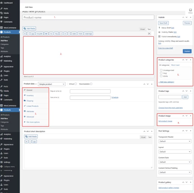 WordPress添加内容