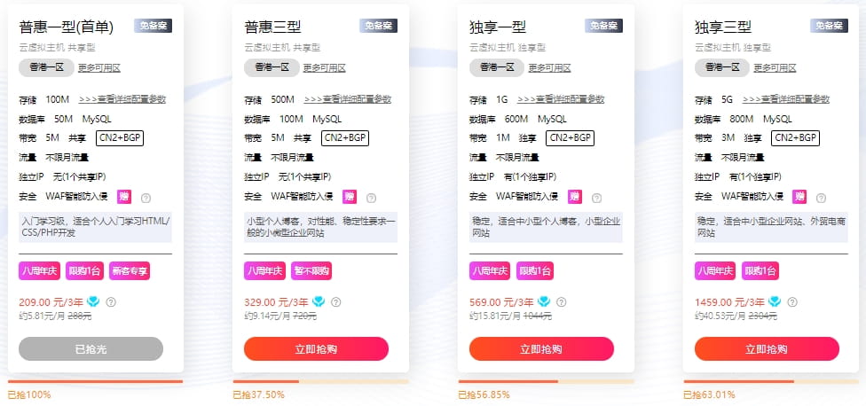 硅云香港云虚拟主机四折