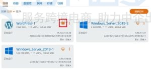 选择 WordPress 上的 SSH 快速链接图标