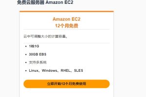 aws ec2免费