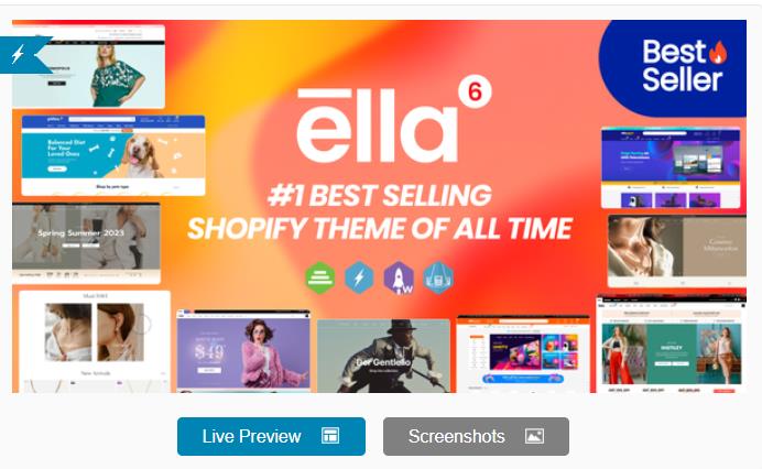 Shopify主题模版推荐：Ella