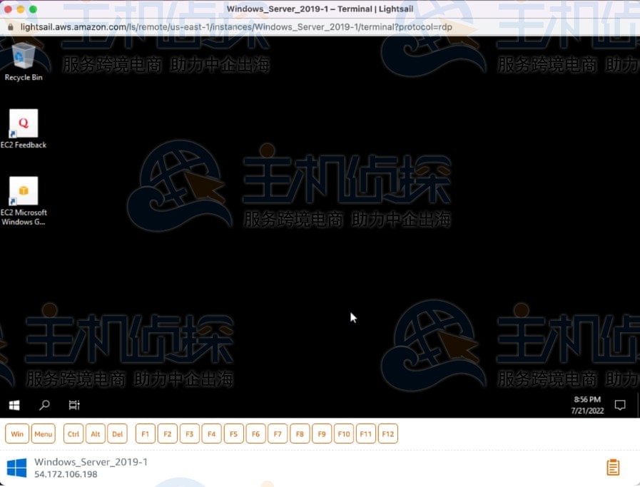 使用基于浏览器的RDP客户端连接实例