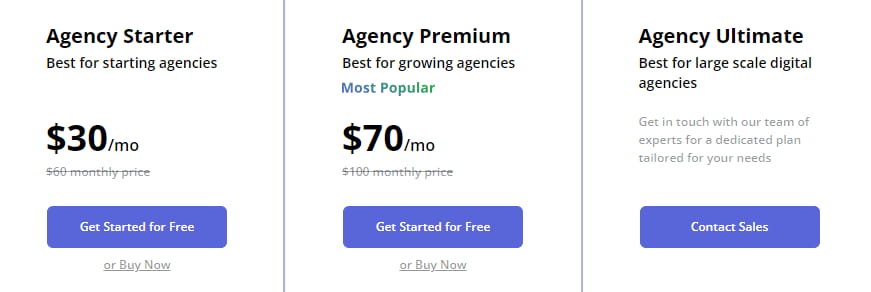 10Web Business年付方案价格