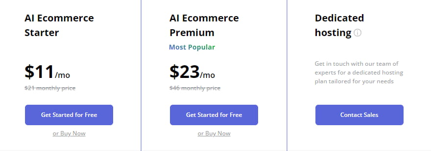 10Web Ecommerce方案