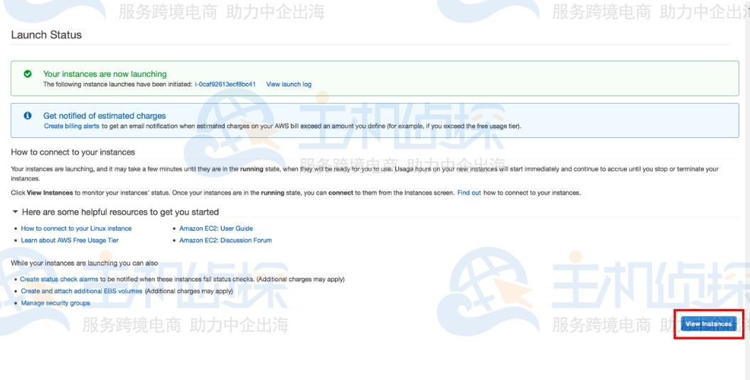 Amazon EC2创建和配置虚拟机
