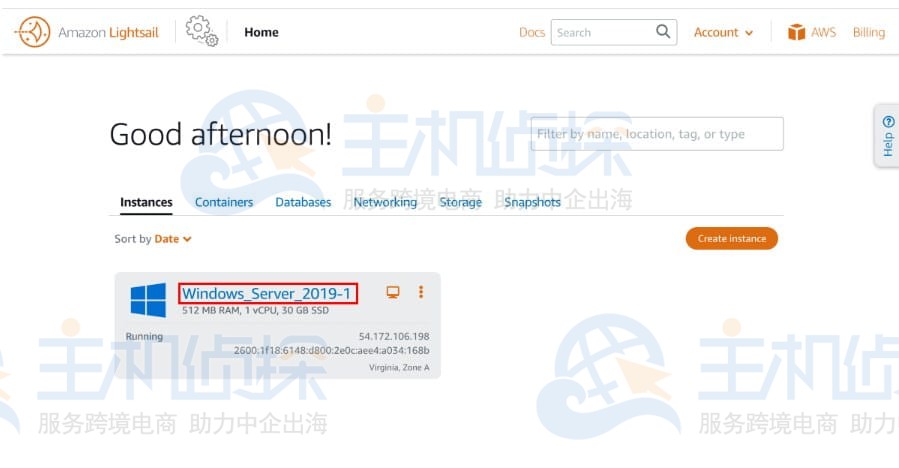 获取Windows Server 2019实例的管理员密码