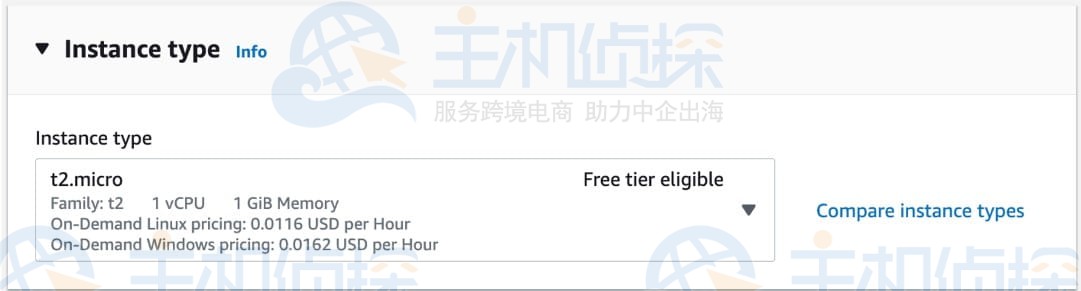 创建Amazon EC2实例