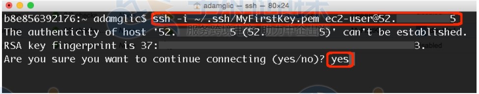 连接Amazon EC2实例