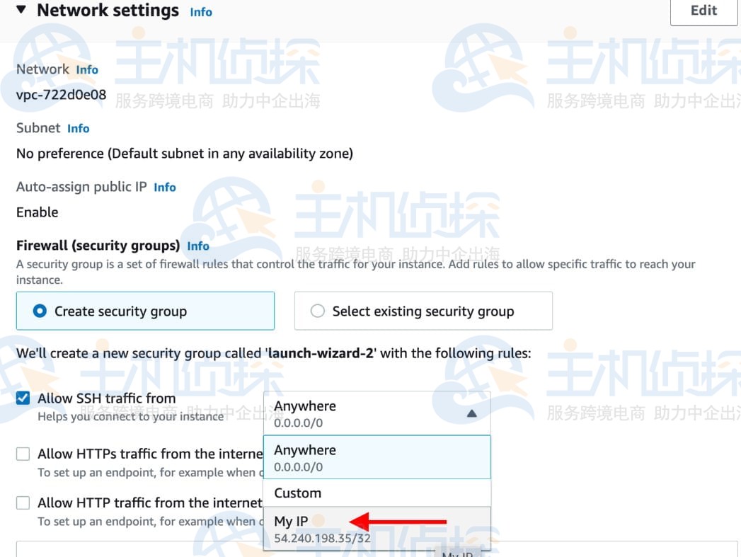 创建Amazon EC2实例