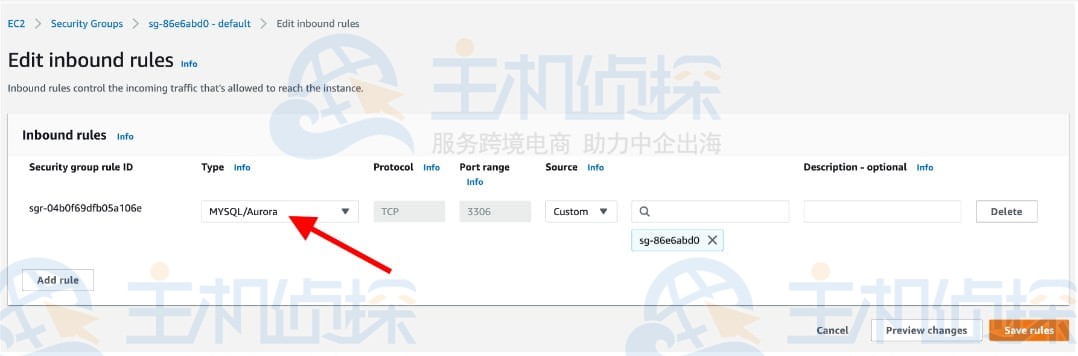 配置Amazon RDS数据库