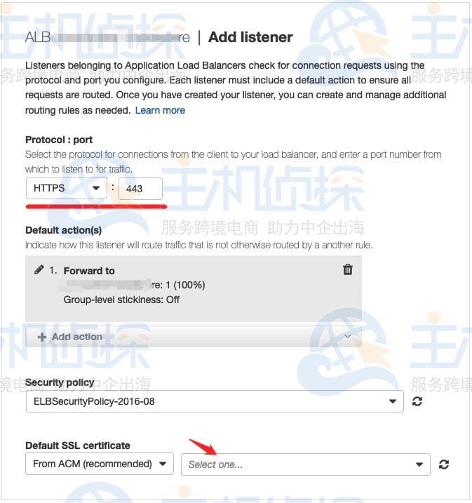 配置亚马逊SSL证书
