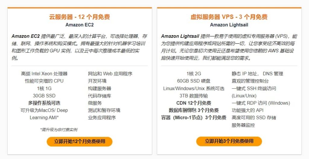 亚马逊AWS云平台云计算