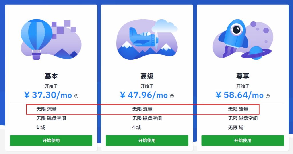 Hostwinds无限流量虚拟主机方案