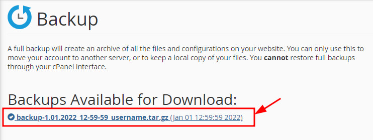 下载文件和数据库备份