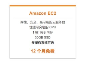 亚马逊免费云服务器