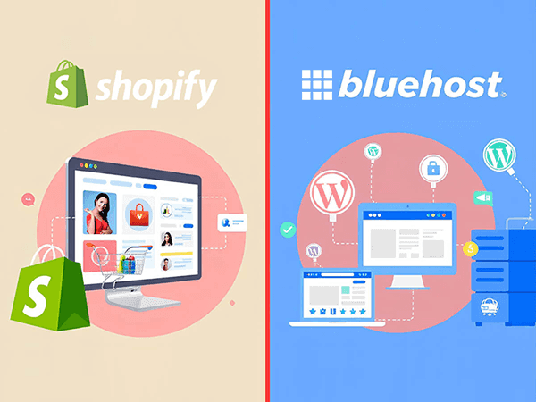 Shopify和BlueHost