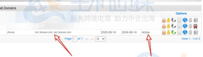 修改域名的DNS服务器地址