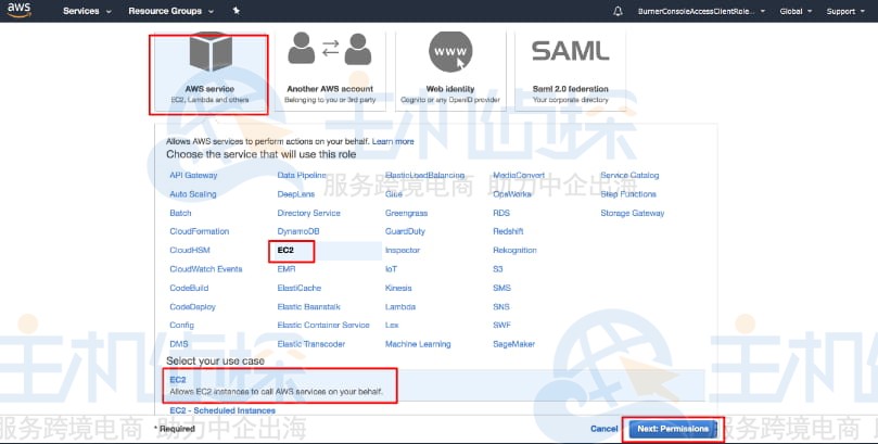 为WordPress创建AWS权限