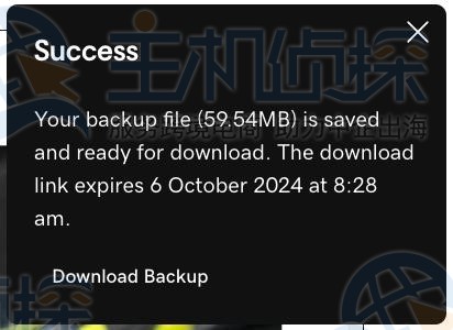 从GoDaddy导出网站