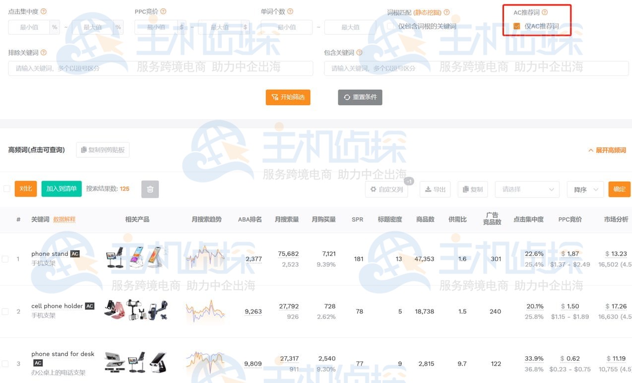 使用卖家精灵构建关键词库