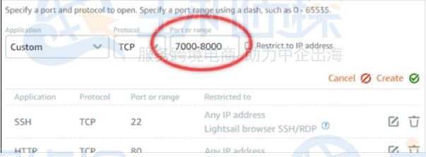 亚马逊VPS添加防火墙规则设置