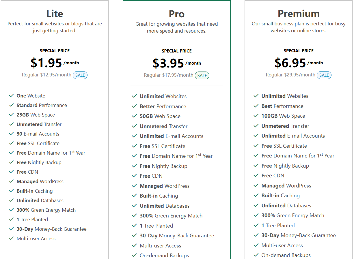 GreenGeeks黑五活动方案