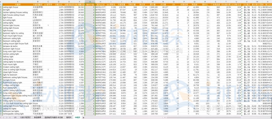 关键词分类与筛选