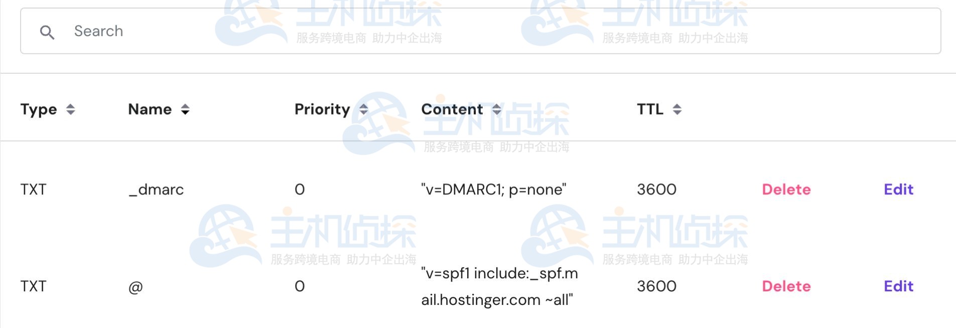 Hostinger控制面板