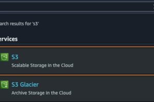 打开Amazon S3控制台