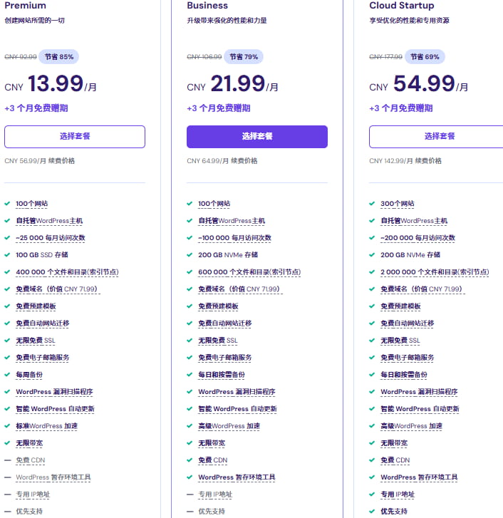 Hostinger WordPress托管