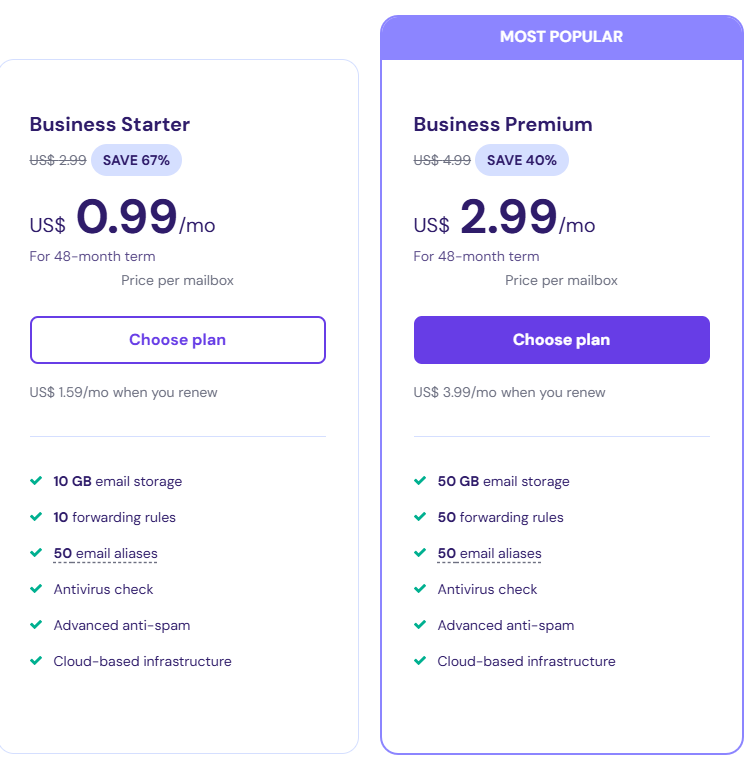 Hostinger企业邮箱