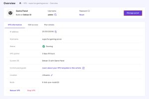 单击管理面板按钮