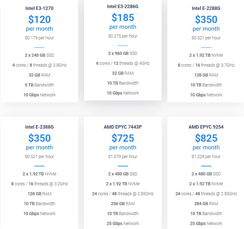 Vultr CPU Compute方案