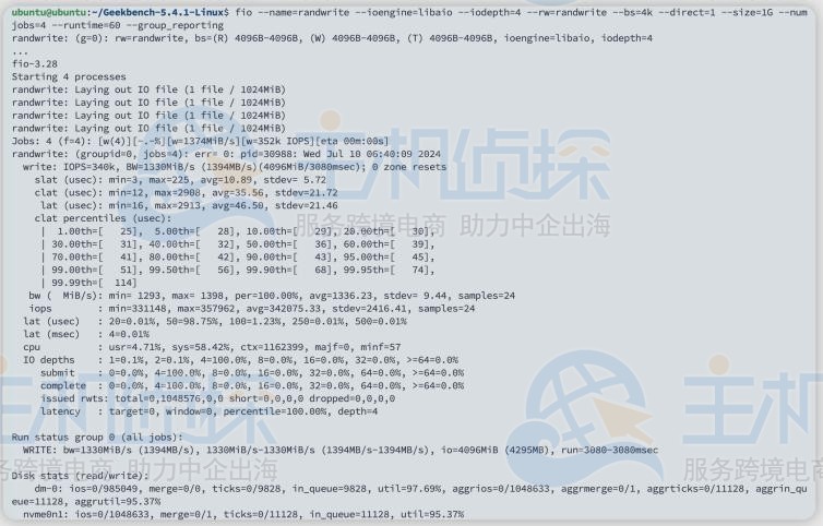 存储与I/O性能测试