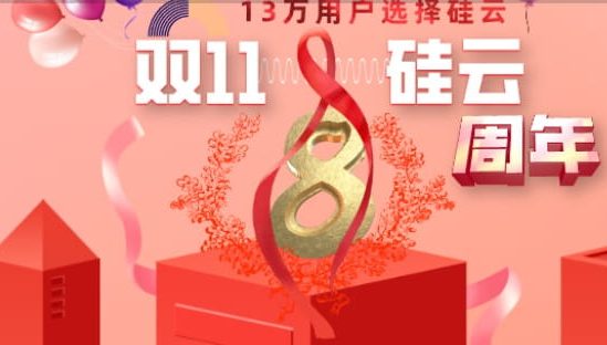 硅云八周年双十一活动