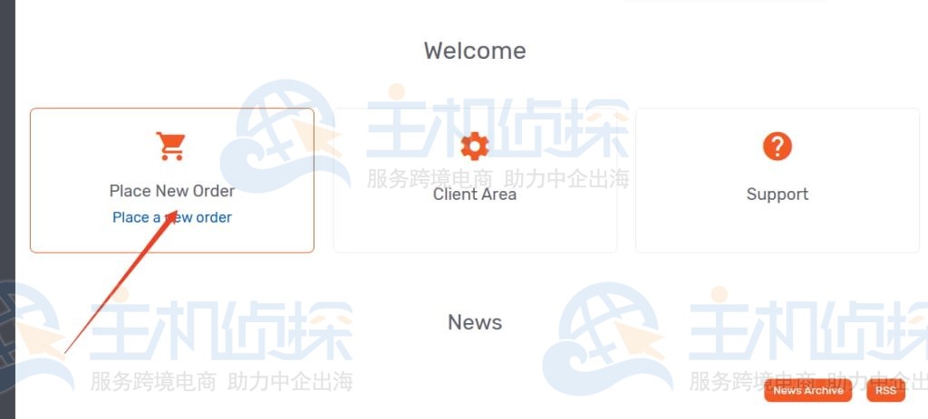 点击点击Place New Order