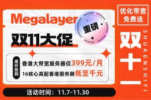 Megalayer双十一促销