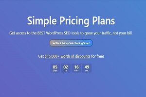 Rank Math黑五活动 PRO版插件低至$4.92/月 2倍福利+15000美元独家优惠