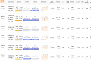 分析竞品广告投放词