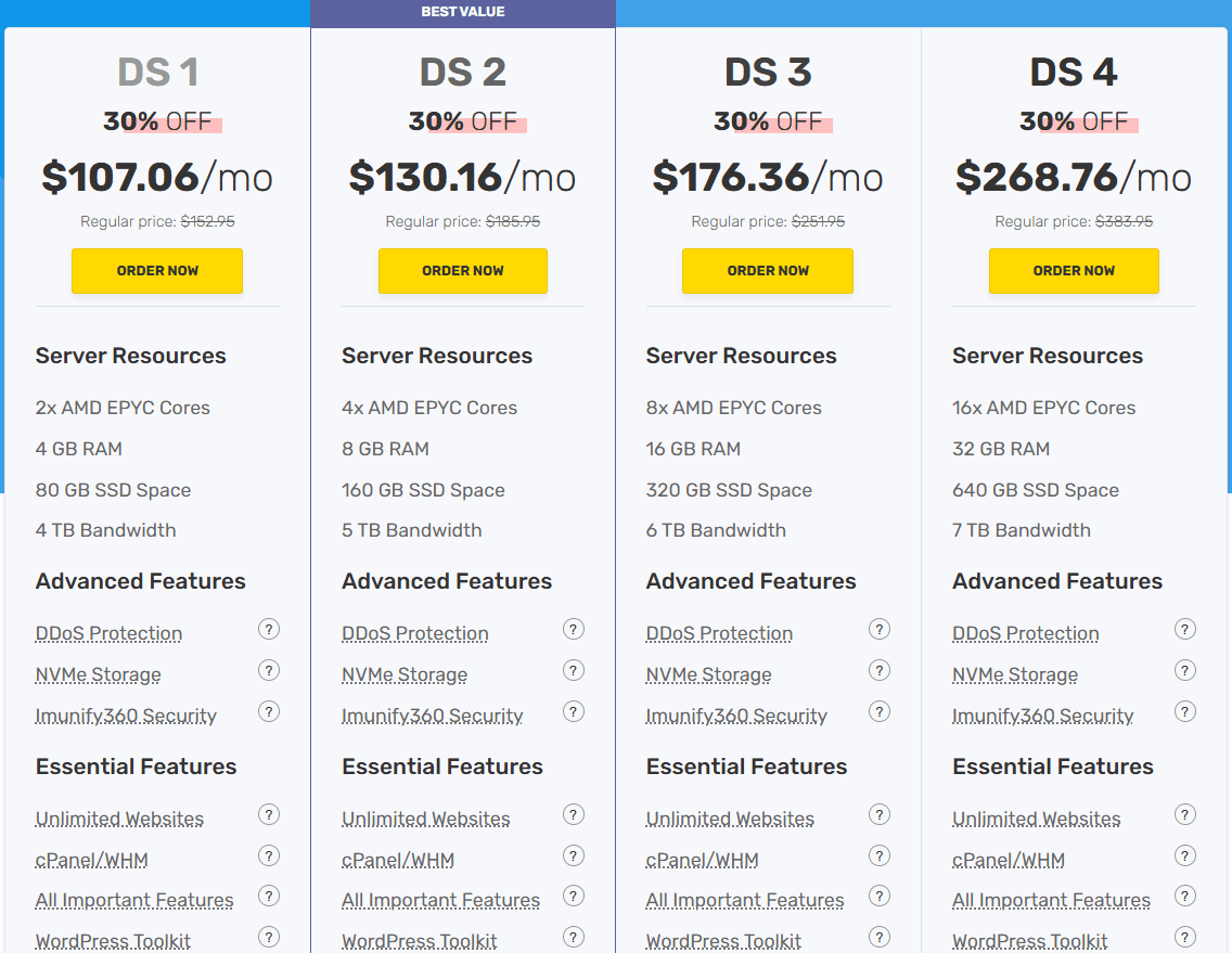 FastComet专用服务器