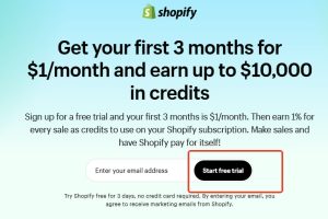 点击中间的Start free trial