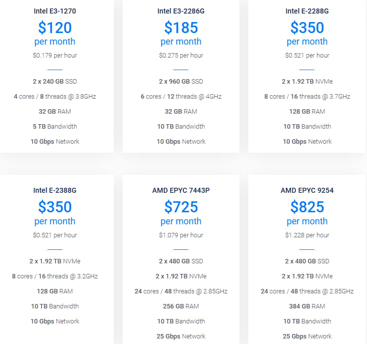 Vultr裸金属服务器